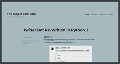 Desktop Screenshot of joshsisto.com
