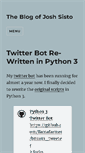 Mobile Screenshot of joshsisto.com